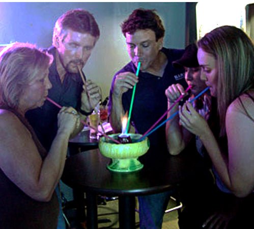 Drinkware, BarConic Volcano Bowl 32 ounces for Everyday Drinks, Home and Entertaining, Designed for Everyday Home Use image 4