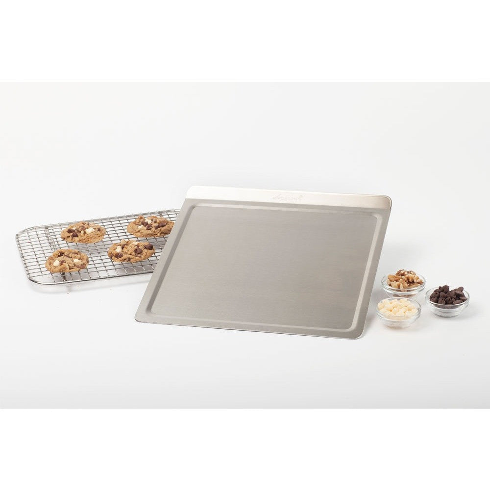 Stainless Steel Baking Sheet, Small Cookie, Stainless Steel Construction for Sheet Pan Meals, Pastries and Home Baking image 4