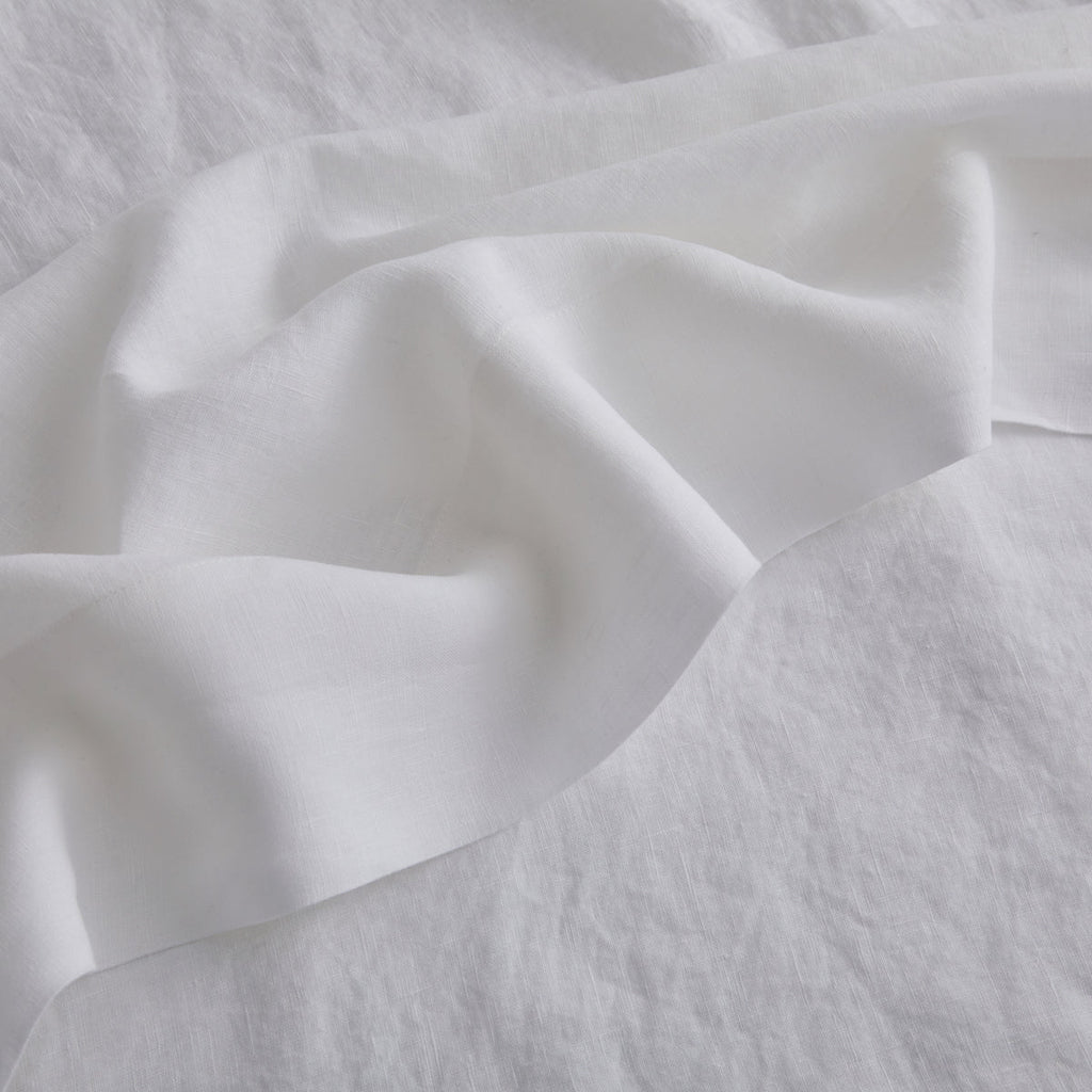 Flat Sheet, LuxeWeave Linen, Breathable Construction, Hypoallergenic Comfort for Bedroom Comfort, Bed Layering and Everyday Sleep image 4