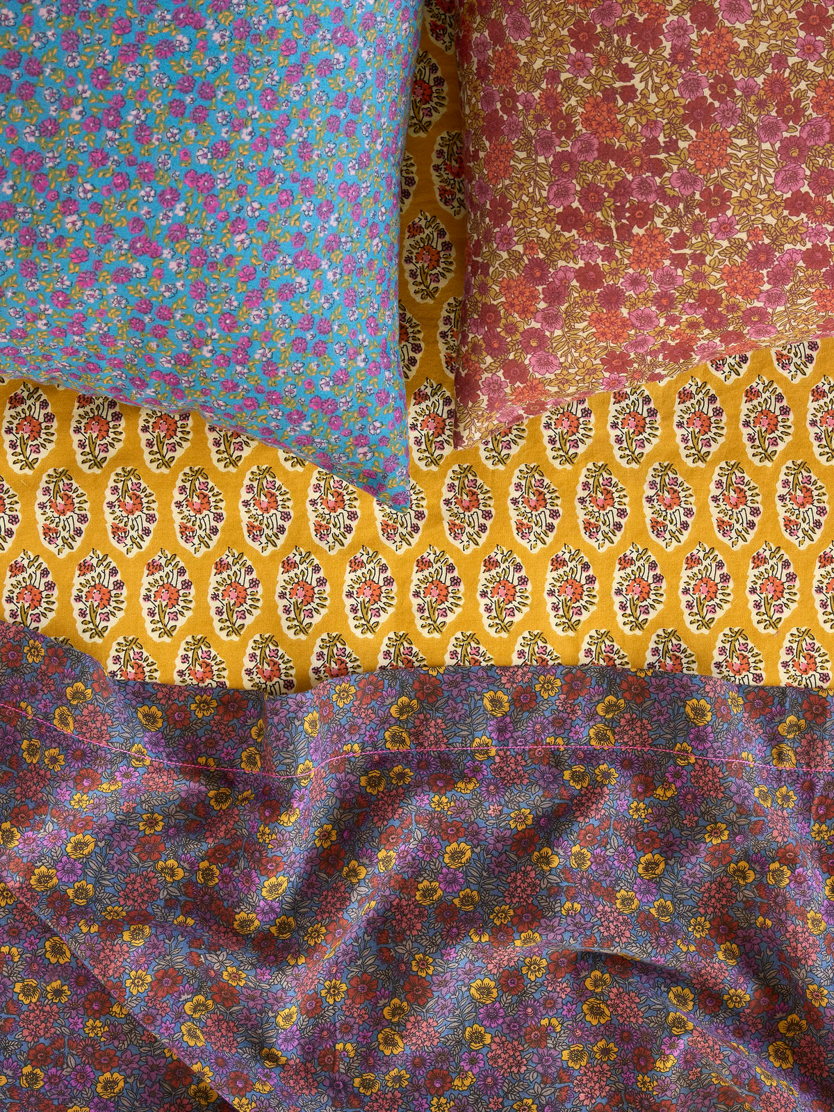 Pillowcase, Mix & Match Cotton , Single Groove Floral for Everyday Bedding and Bedroom Refreshes, 2 Size Options image 4