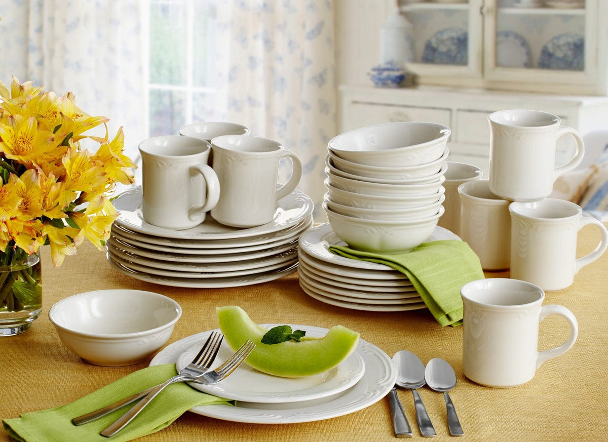 Dinnerware, Filigree Vegetable Serve Bowl, Dishwasher-Safe Care for Family Dining, Serving and Entertaining image 4