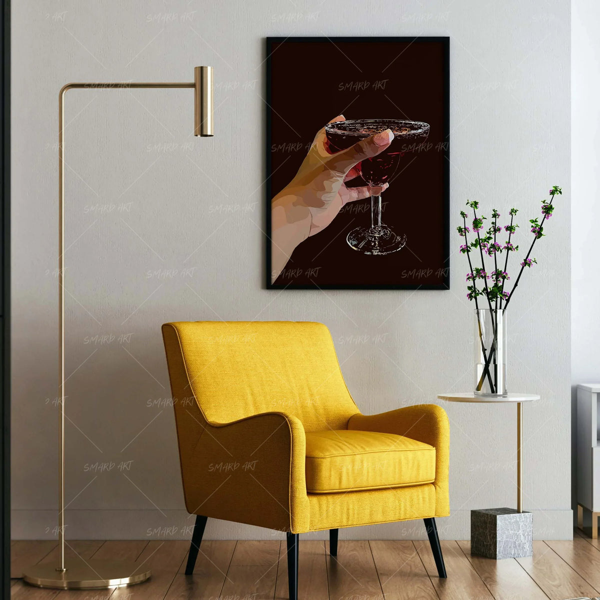 Wall Art Print, Cocktail please for Gallery Walls and Modern Room Decor, 4 Size Options, Designed for Everyday Home Use image 4