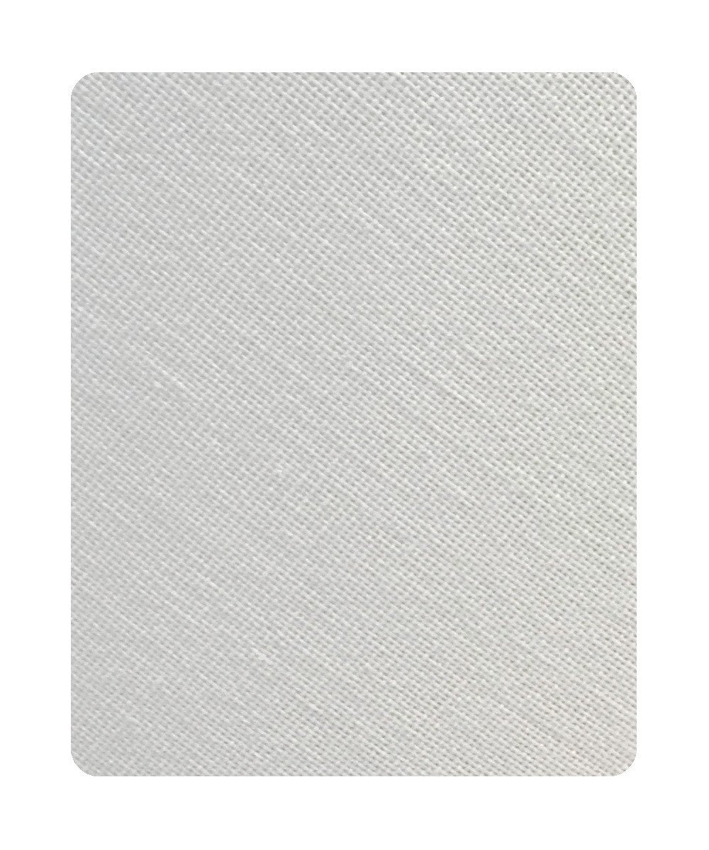 Fabric Lamp Shade, 16"W x 9"H White Linen Hardback Shallow Drum for Lamp Replacement, Reading Corners and Living Spaces image 4