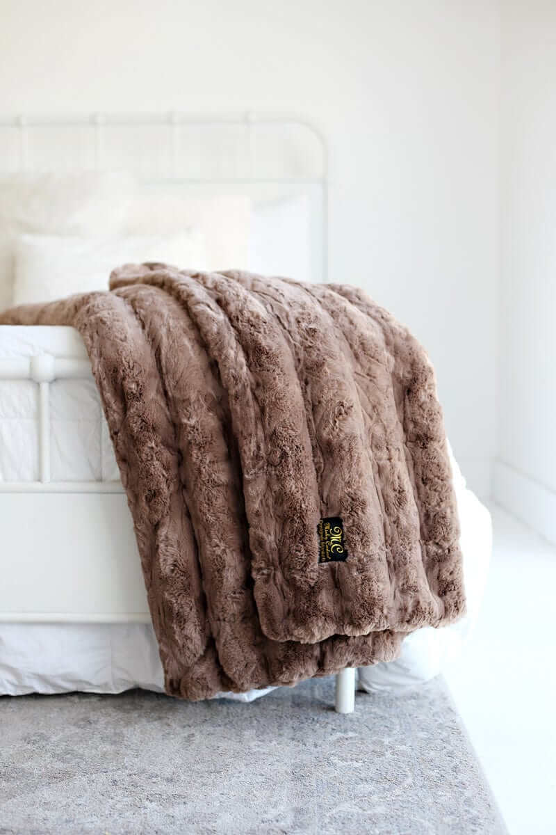 Cozy Throw Blanket, Ultra Sorbet Gingersnap for Living Rooms, Bedrooms and Everyday Lounging, 4 Size Options image 4