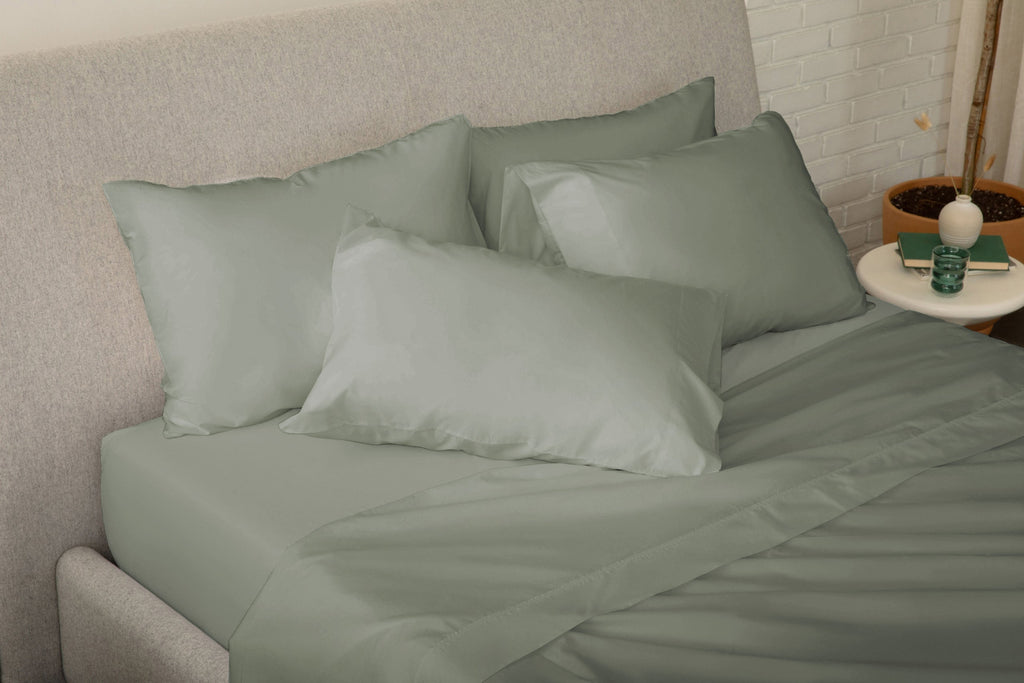 Bed Sheet Set, Percale for Everyday Bedroom Comfort and Guest Rooms, 6 Sizes and 5 Colors, Designed for Everyday Home Use image 4