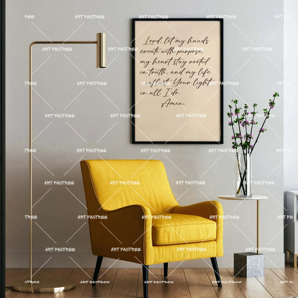Wall Art Print, Pretty Girl Prayer (Smard X Anaya) for Living Rooms, Bedrooms and Home Offices, 4 Size Options image 4