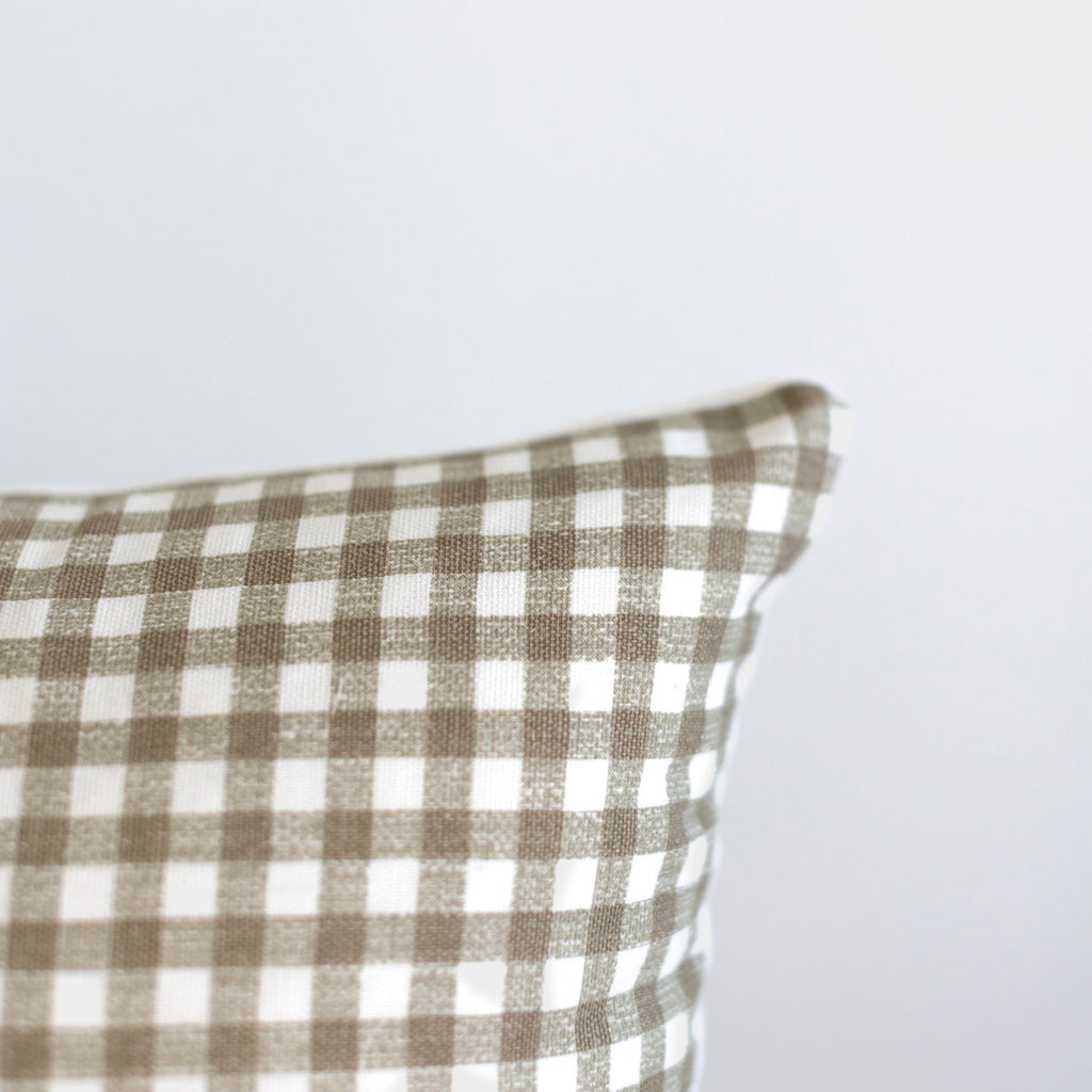 Decorative Pillow Cover, Gingham 18" 22" 26", Lightweight Design, Machine-Washable Care for Bedroom Styling and Living Room Decor image 4