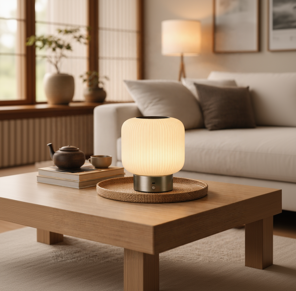 Portable Table Lamp, Sol for Bedrooms, Living Rooms and Reading Corners, Designed for Desks, Side Tables and Warm Room Lighting image 4