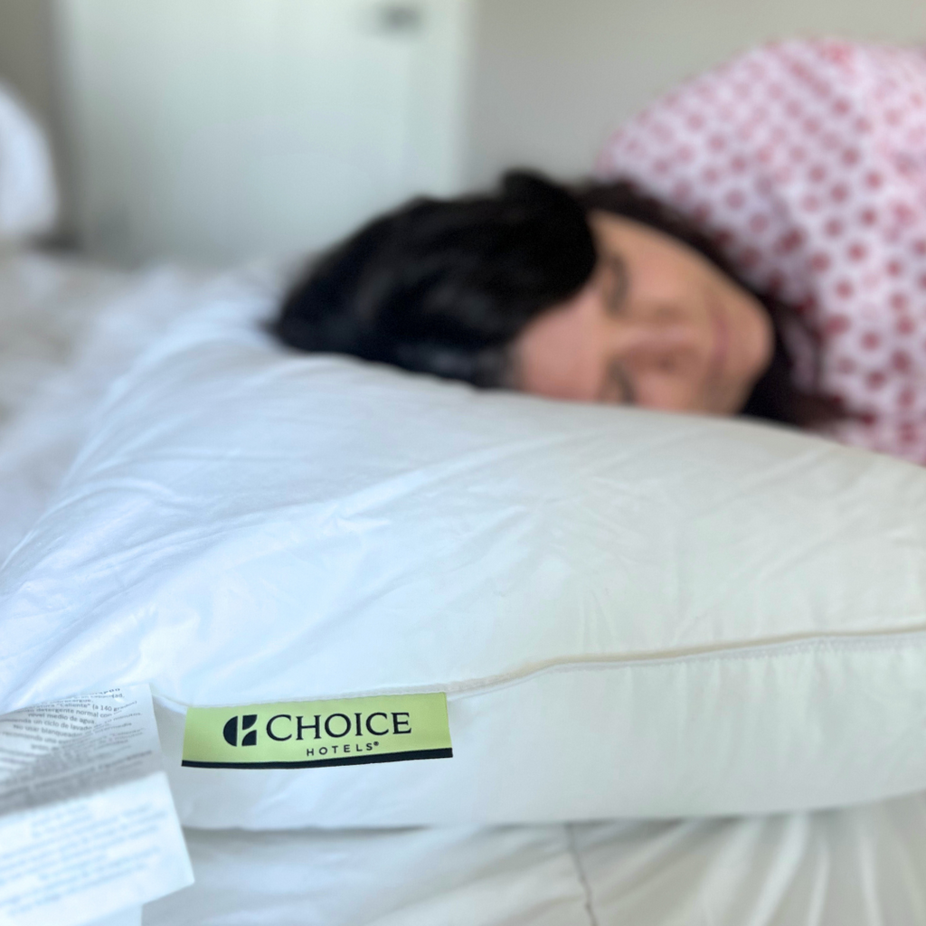 Bed Pillow, Choice Hotels Soft and Firm Polyester Combo, Machine-Washable Care for Everyday Sleep and Guest Room Bedding image 4