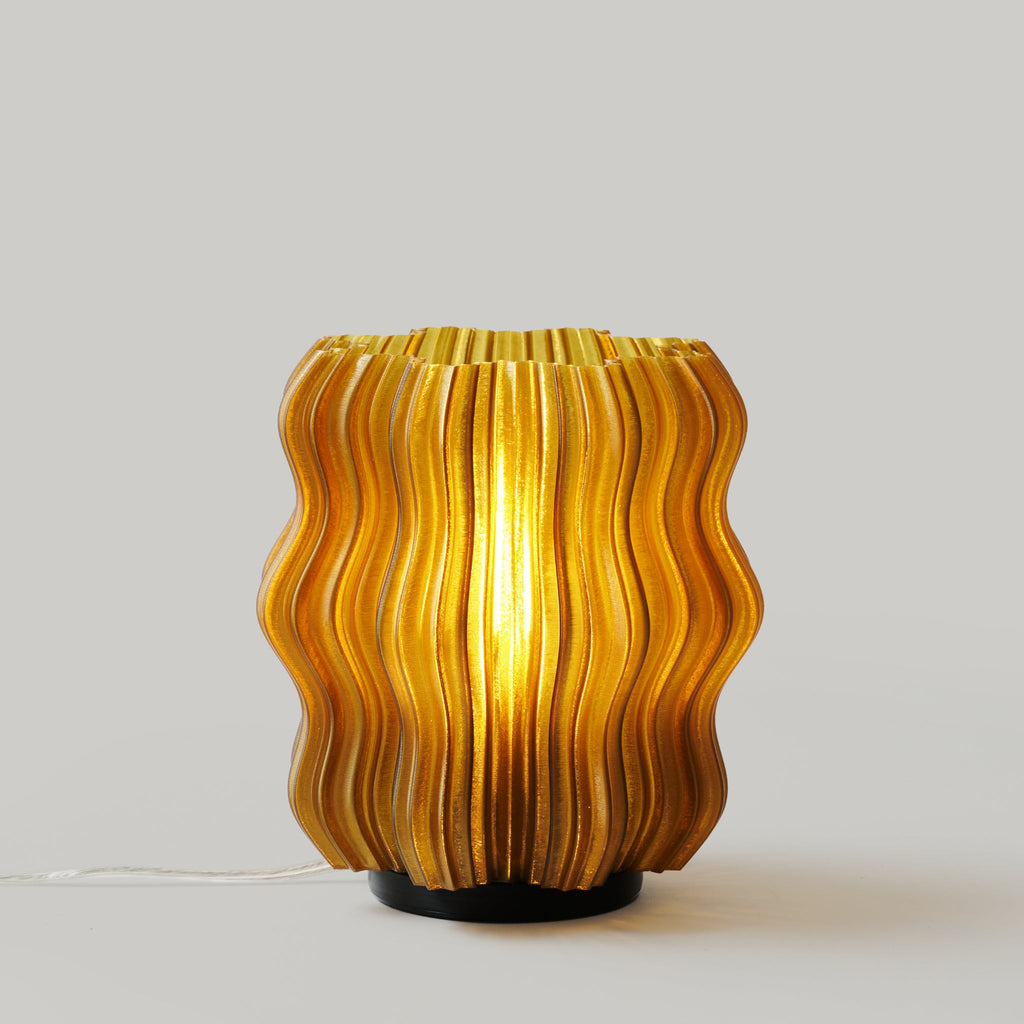 Home Lighting, Mini Wavy Lamp for Desks, Side Tables and Warm Room Lighting, 7 Color Options image 4