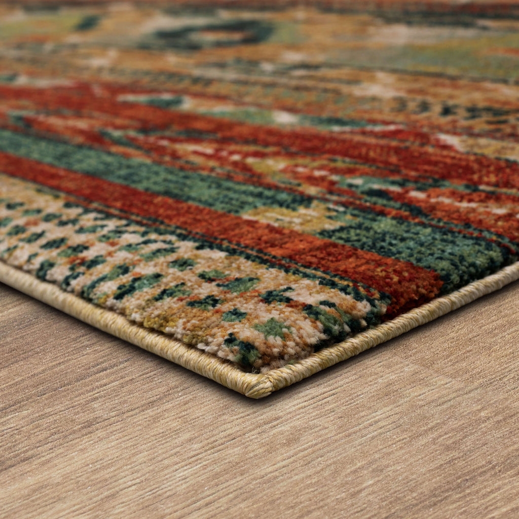 Area Rug, Spice Market Infused Aquamarine for Living Rooms, Bedrooms and Entryways, 16 Size Options image 4