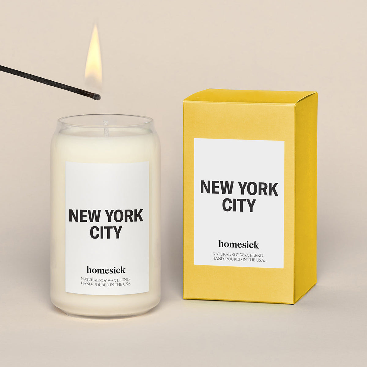 Scented Candle, New York City for Room Fragrance, Living Spaces and Relaxing Home Ambience image 4
