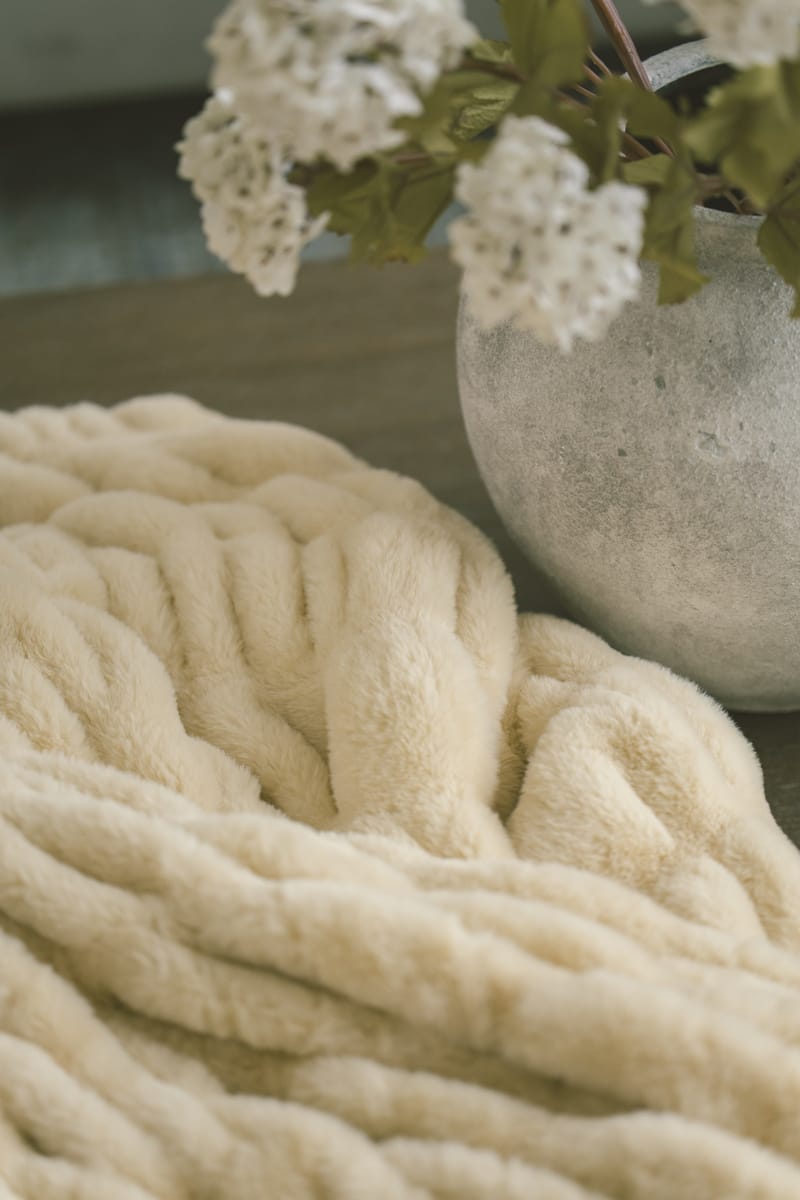 Cozy Throw Blanket, Hugs Honey Butter for Sofas, Beds and Relaxing at Home, 4 Size Options image 4