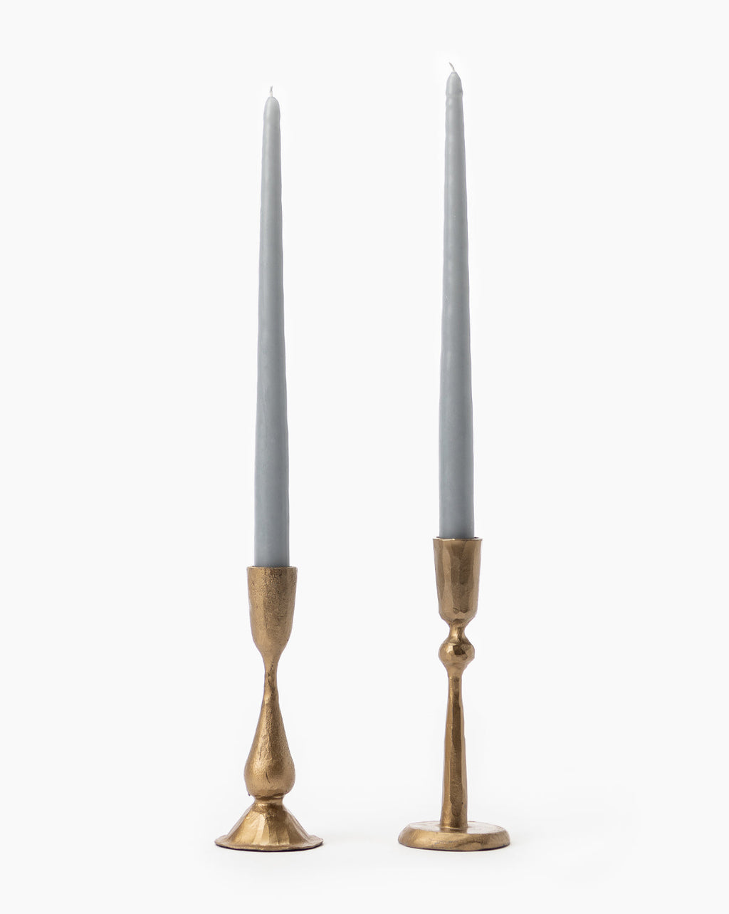 Candle Holder, Antique Brass Taper for Tabletop Candle Displays, Mantels and Entryway Decor, 2 Size Options image 4