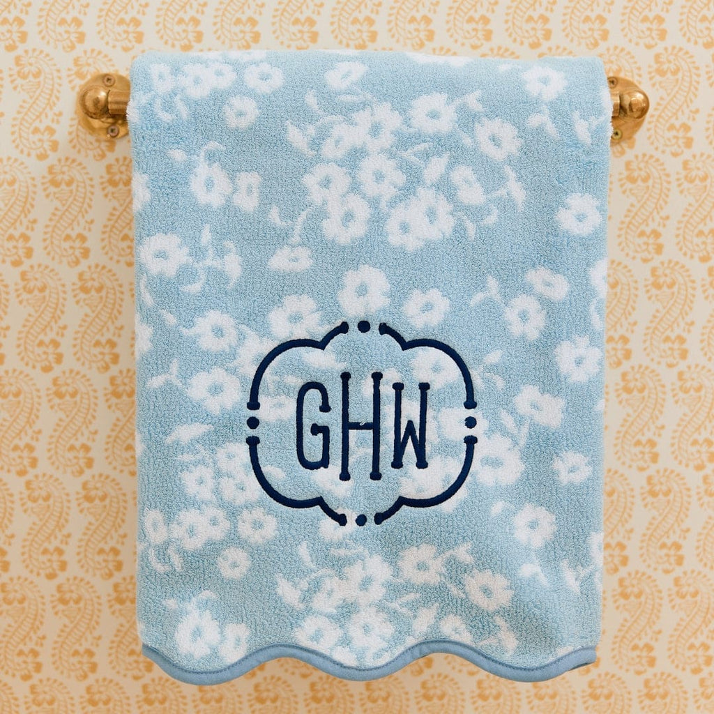 Bath Towel, Patterned Scallop for Home Bathrooms and Everyday Care, 5 Color Options, Designed for Daily Bathroom Routines and Guest Baths image 4