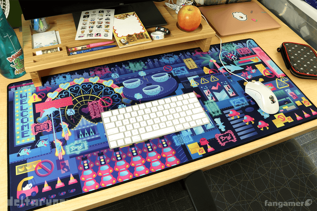 Desk Mat, Cyber City for Workspaces, Desks and Everyday Productivity, Designed for Home Offices, Gaming and Daily Computer Work image 4
