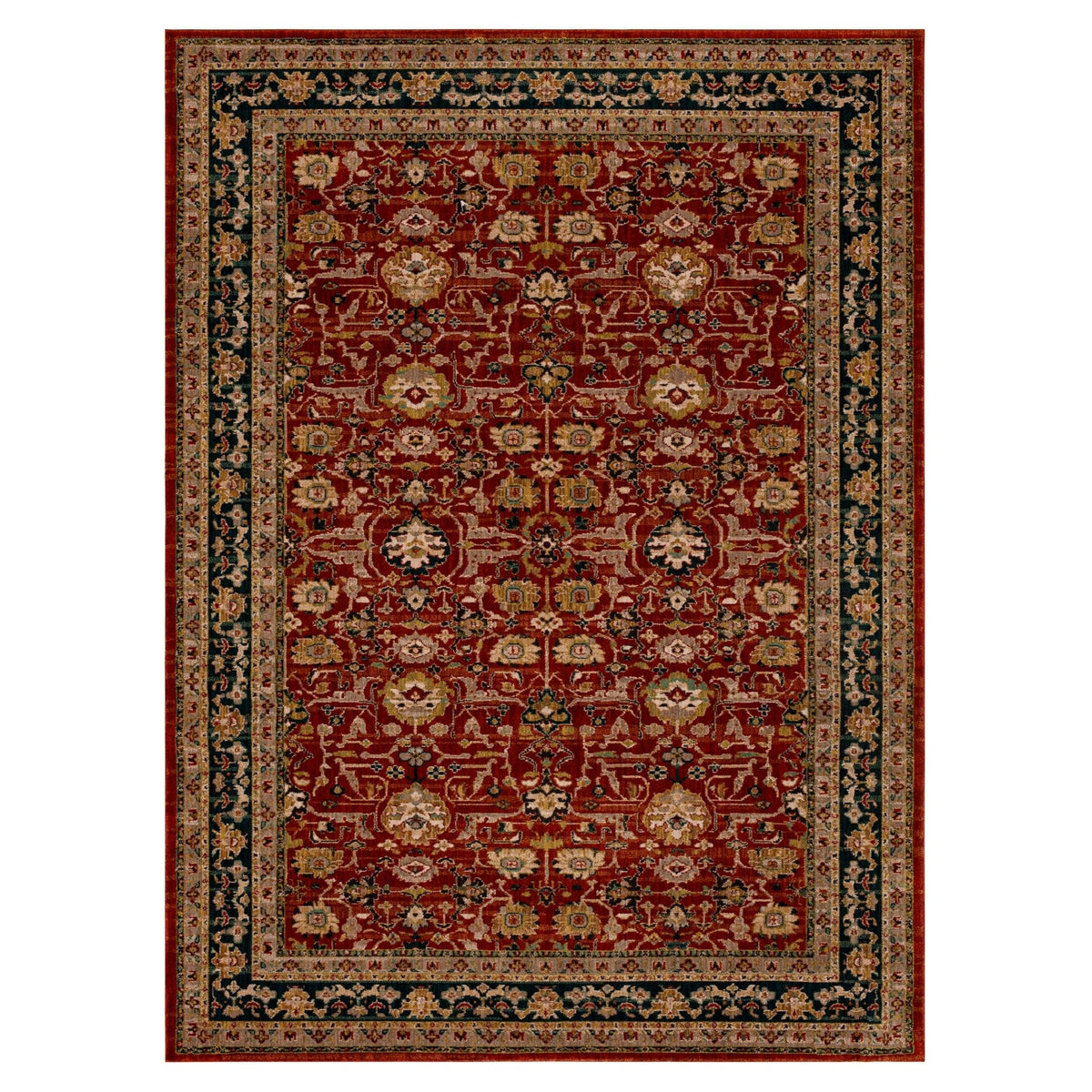 Area Rug, Spice Market Keralam Garnet for Living Rooms, Bedrooms and Entryways, 7 Size Options image 4