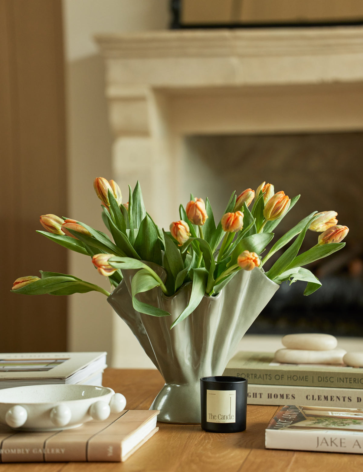 Decorative Vase, Darcia for Tabletop Arrangements and Home Decor, 3 Color Options, Designed for Flowers, Shelves and Living Spaces image 4