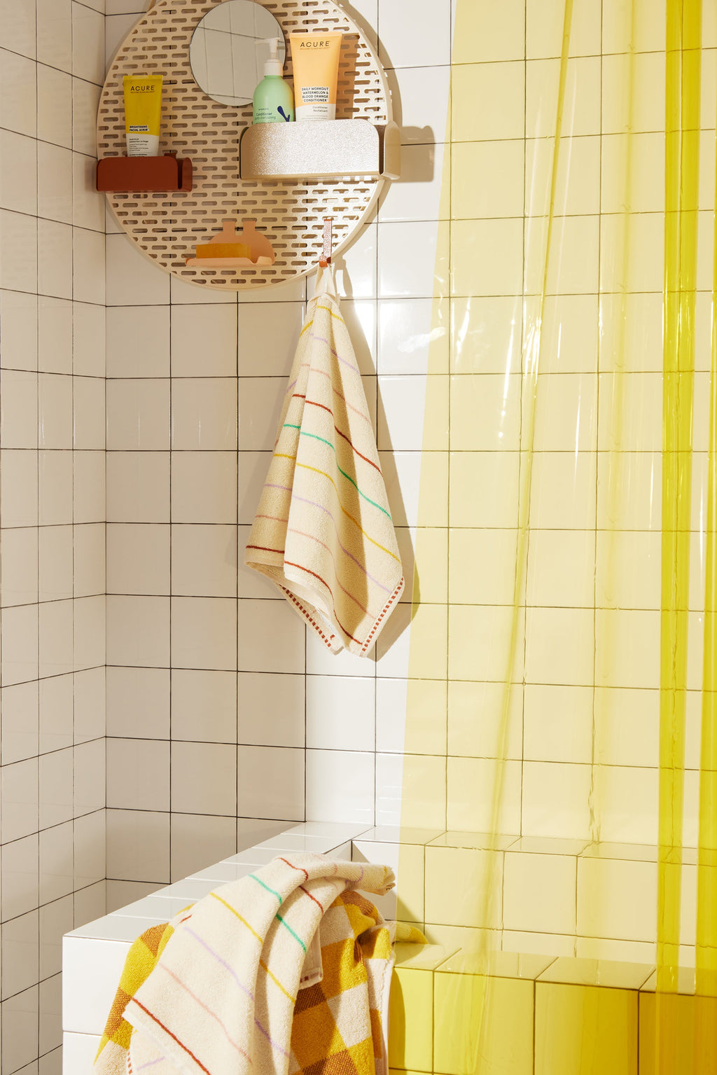 Bath Linen, Prism Hand Towel, Organic Cotton Shell for Home Bathrooms and Everyday Care, Designed for Everyday Home Use image 4