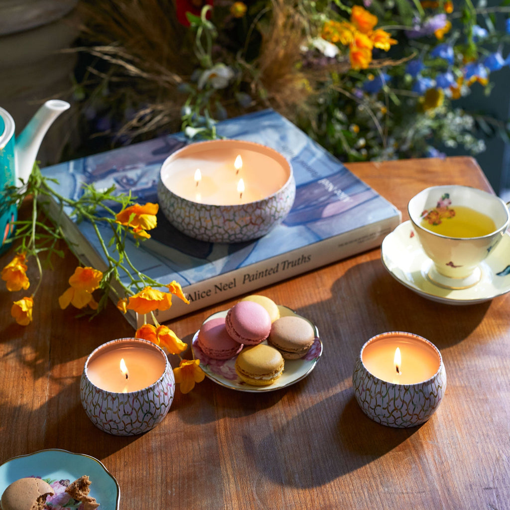 Decorative Candle, Wildflowers Mini Tin for Entryways, Mantels and Everyday Home Ambience, Designed for Everyday Home Use image 4