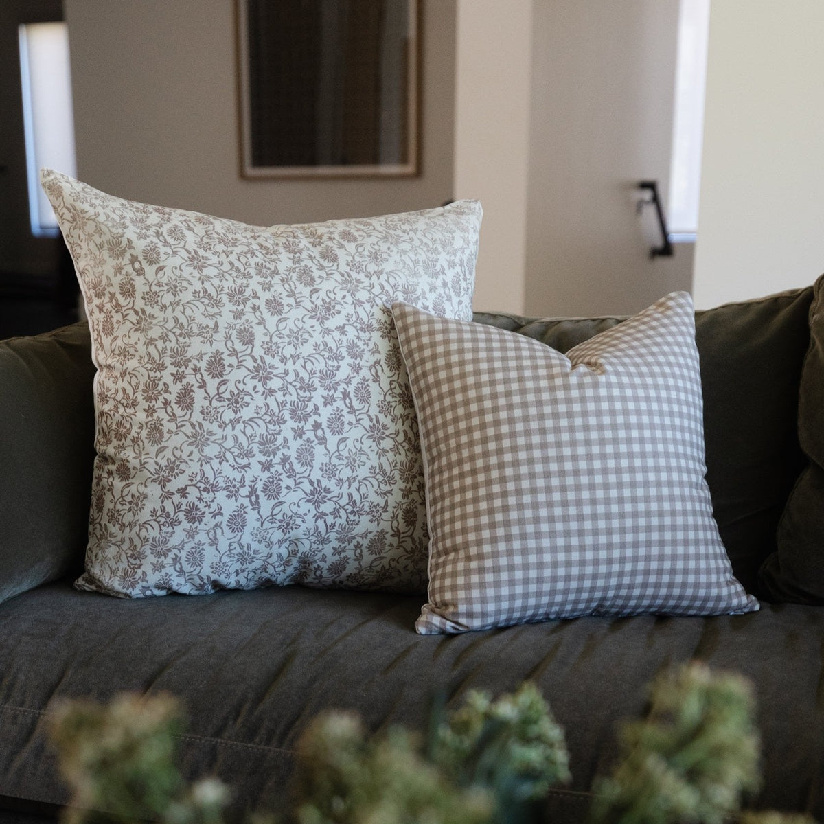 Decorative Pillow Cover Set, August 18" 22" 24", Machine-Washable Care for Bedroom Styling and Living Room Decor, 4 Size Options image 4