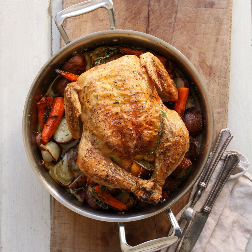 Bake & Roast Pan, Stainless Steel Roasting for Family Meals, Sheet Pan Recipes and Daily Kitchen Prep image 5