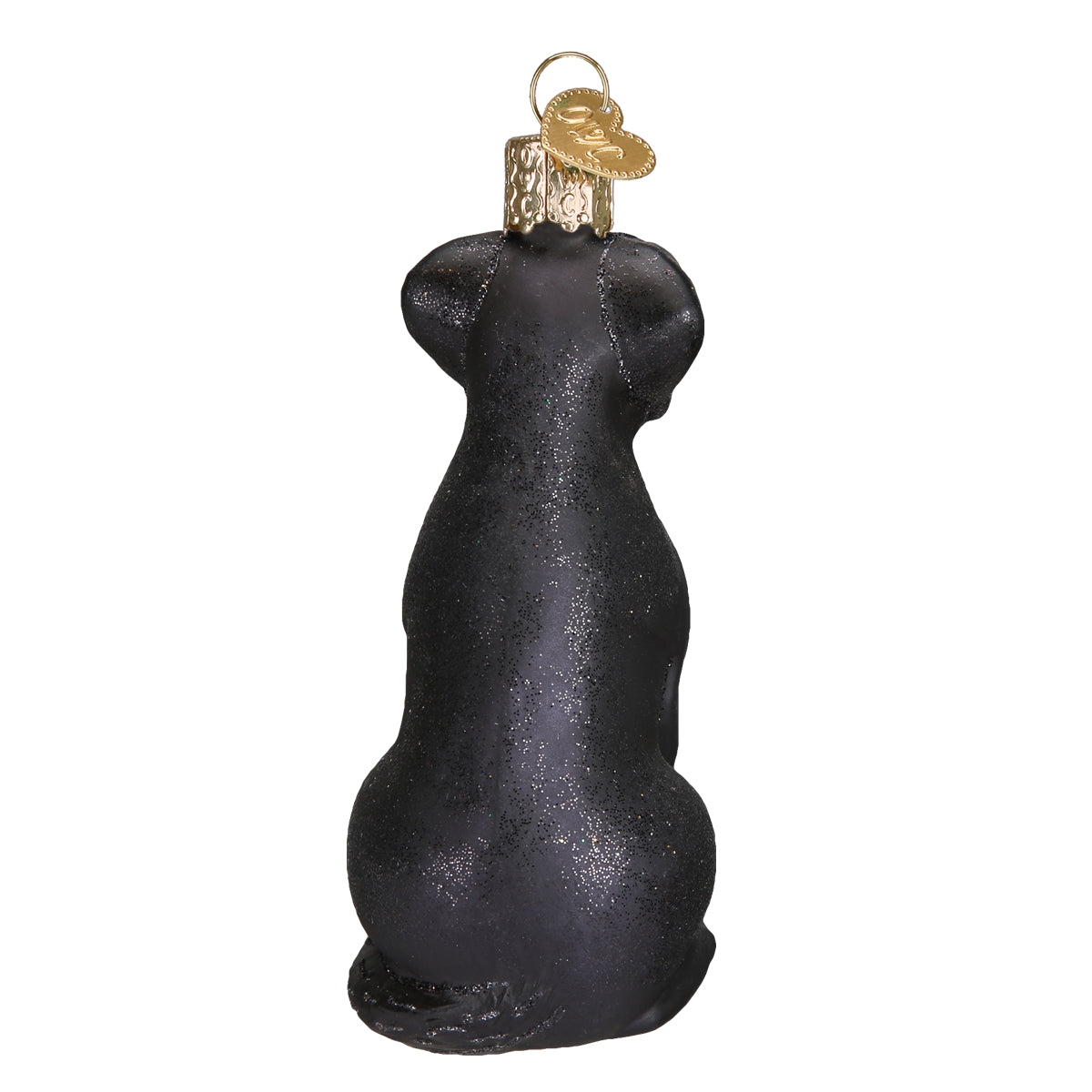 Seasonal Home Decor, Black Labrador Ornament for Holiday Displays, Shelves and Festive Rooms image 5