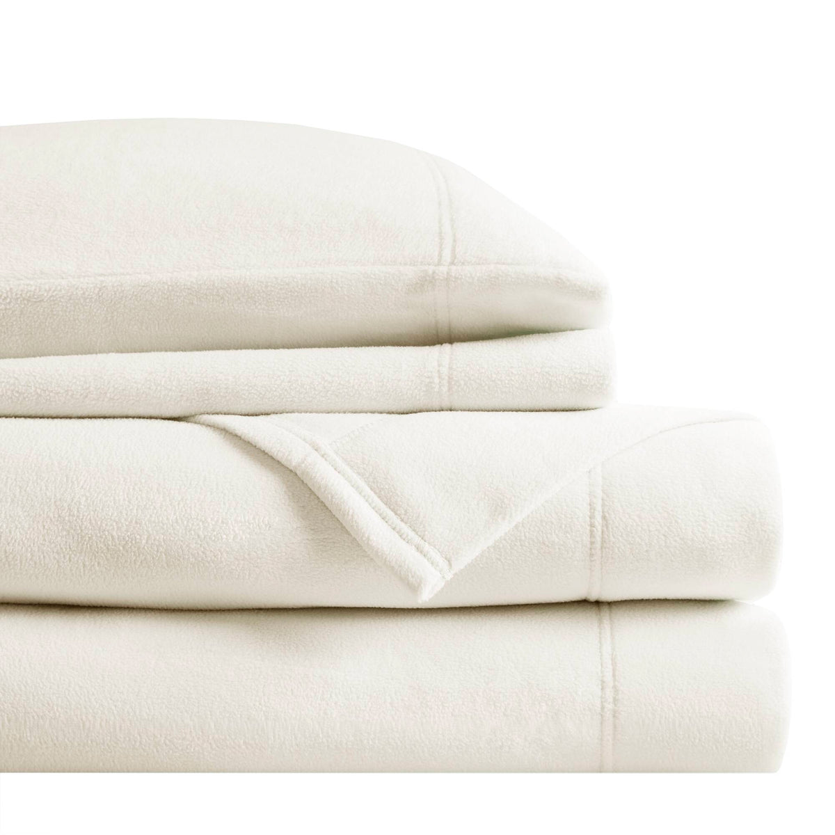 Bed Sheet Set, Micro Fleece, Machine-Washable Care for Everyday Bedroom Comfort and Guest Rooms, 6 Sizes and 15 Colors image 5