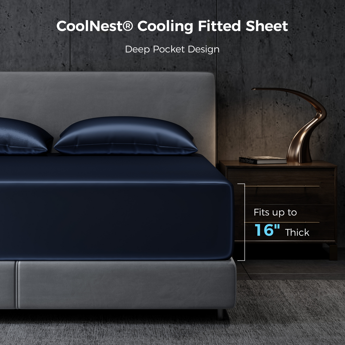 Bed Comforter, CoolNest Cooling, Machine-Washable Care for Year-Round Bedroom Comfort and Restful Sleep, 2 Size Options image 5