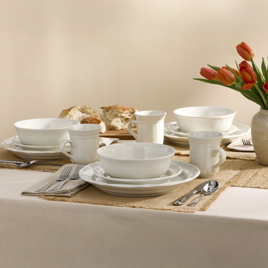 Dinnerware, French Countryside 16 Piece Set, Service for 4, Dishwasher-Safe Care for Family Dining, Serving and Entertaining image 5
