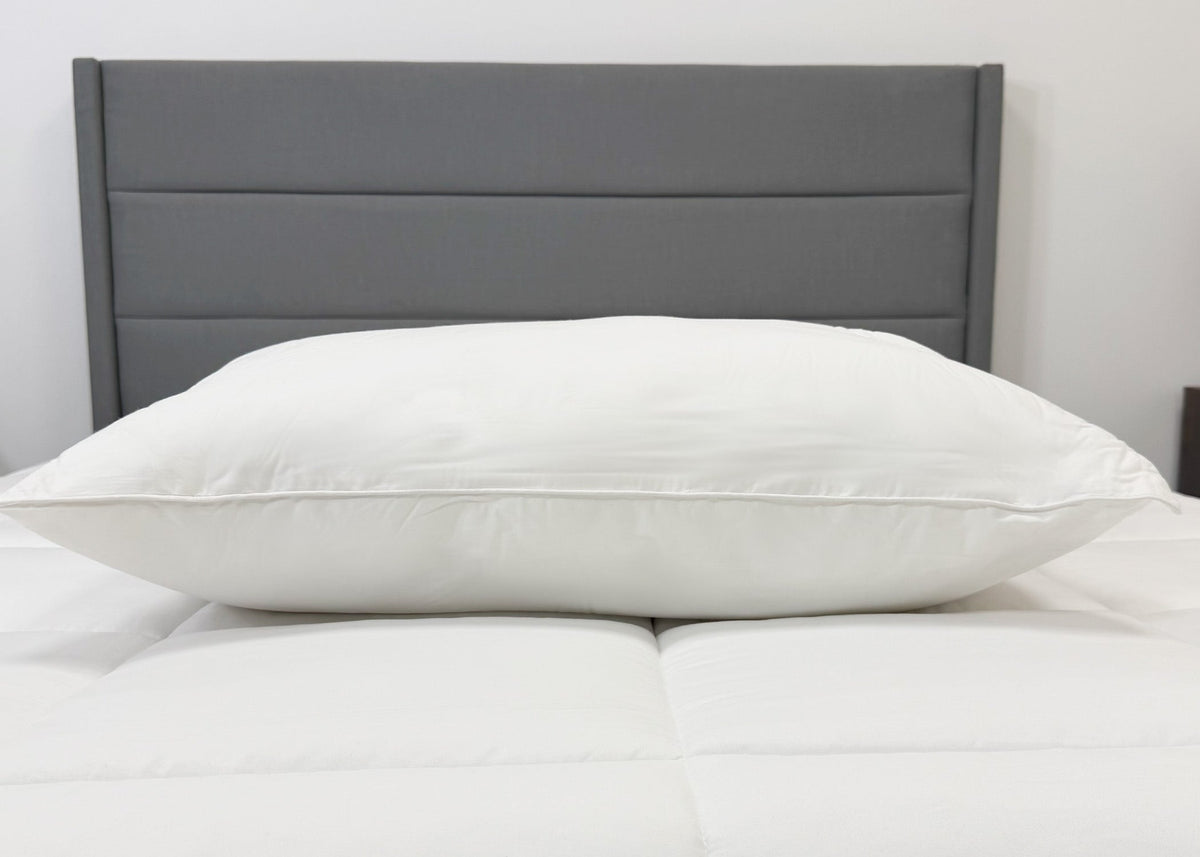 Bed Pillow, "Ultra Down" Polyester Firm, Machine-Washable Care, Hypoallergenic Comfort for Everyday Sleep and Guest Room Bedding image 5