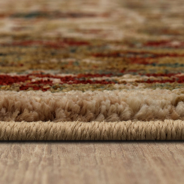Area Rug, Spice Market Keralam Cream for Living Rooms, Bedrooms and Entryways, 5 Size Options image 5