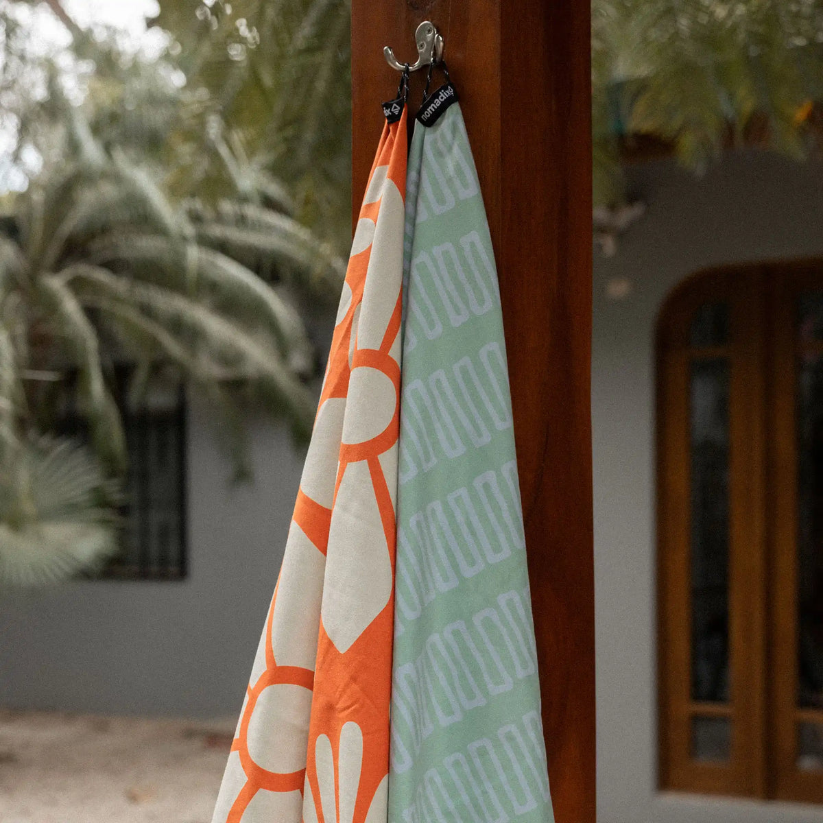Bath Linen, Original Towel: Big Flowers Expedition Orange for Daily Bathroom Routines and Guest Baths image 5