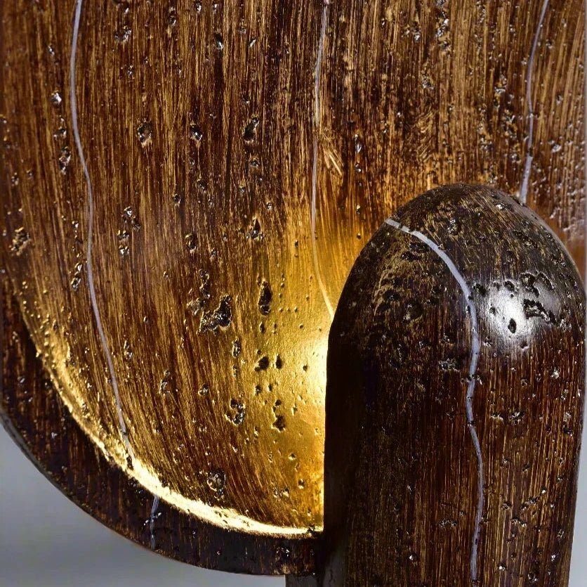 Portable Table Lamp, Terra for Desks, Side Tables and Warm Room Lighting, 3 Material Options image 5