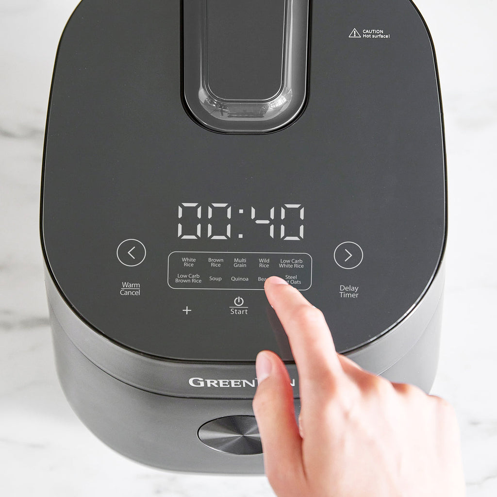 Drinkware, Bistro 8 Cup Carb Reducing Rice Cooker for Kitchen Tables, Workspaces and Daily Hydration image 5