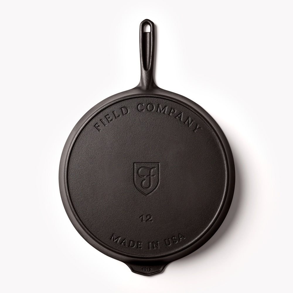 Cast Iron Skillet, No.12 for Stovetop Cooking, Baking and Family Meals, Designed for Searing, Sautéing and Everyday Meal Prep image 5