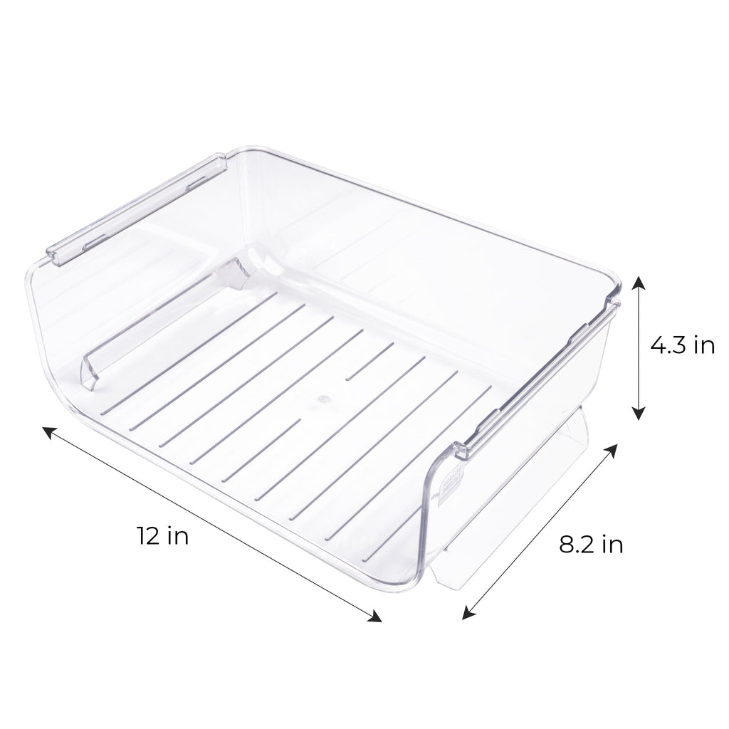 Home Storage Organizer, Clear Stackable Bottle 2 Pack for Bedrooms, Laundry Rooms and Living Spaces image 5