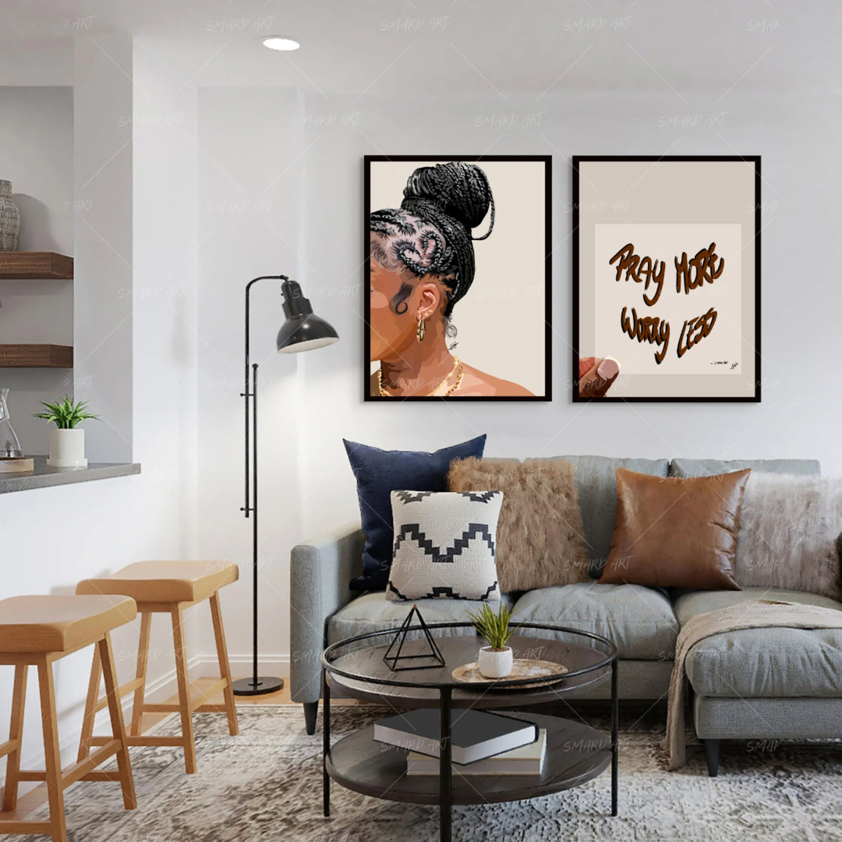 Wall Art Print, Soft and Simple IV for Gallery Walls and Modern Room Decor, 4 Size Options image 5
