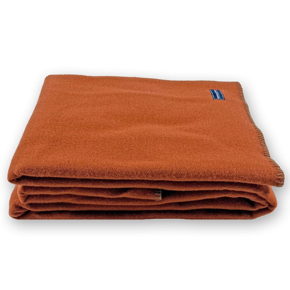 Cozy Throw Blanket, Pure & Simple Wool Terracotta, Lightweight Design for Living Rooms, Bedrooms and Everyday Lounging, 4 Size Options image 5