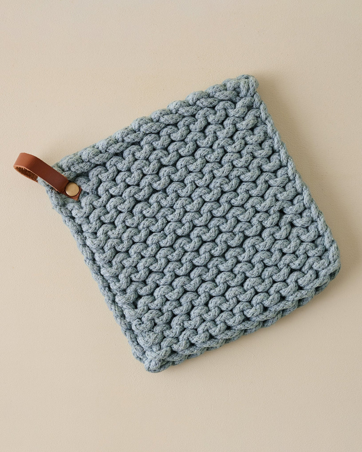 Kitchen Cookware, Hand Crocheted Cotton Pot Holder for Everyday Meals and Home Cooking, 3 Color Options image 5