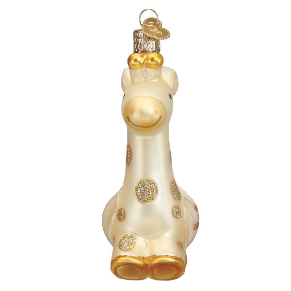 Seasonal Home Decor, Baby's First Giraffe Ornament for Mantels, Tables and Seasonal Decorating image 5
