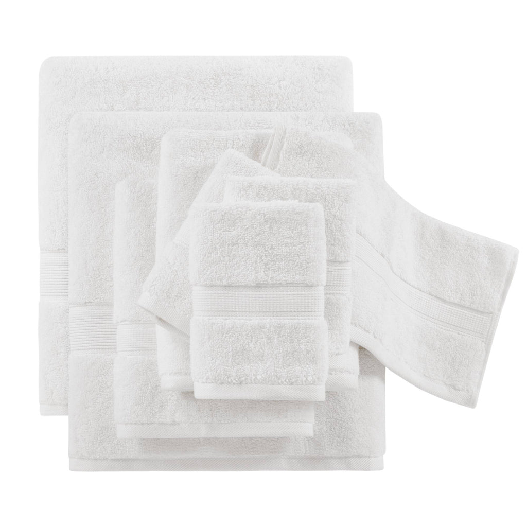 Bath Linen, 800GSM Premium Long Staple Cotton 8 Piece, Machine-Washable Care for Home Bathrooms and Everyday Care, 26 Color Options image 5