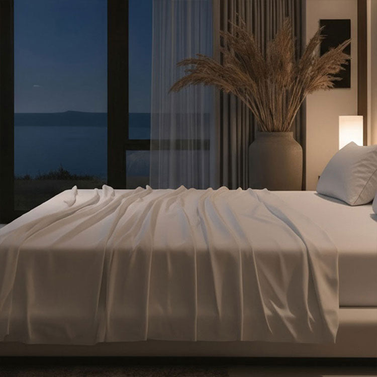 Bed Sheet Set, Nightfall, Cooling Comfort, Lightweight Design for Master Bedrooms, Guest Beds and Daily Use, 5 Sizes and 5 Colors image 5