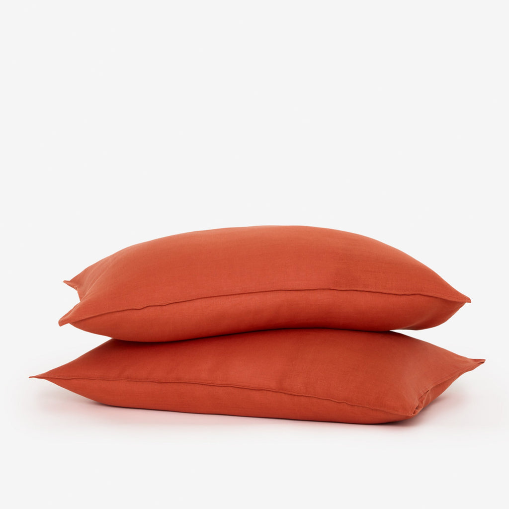 Pillowcase, Belgian Linen, Breathable Construction for Guest Rooms and Daily Bedroom Comfort image 5