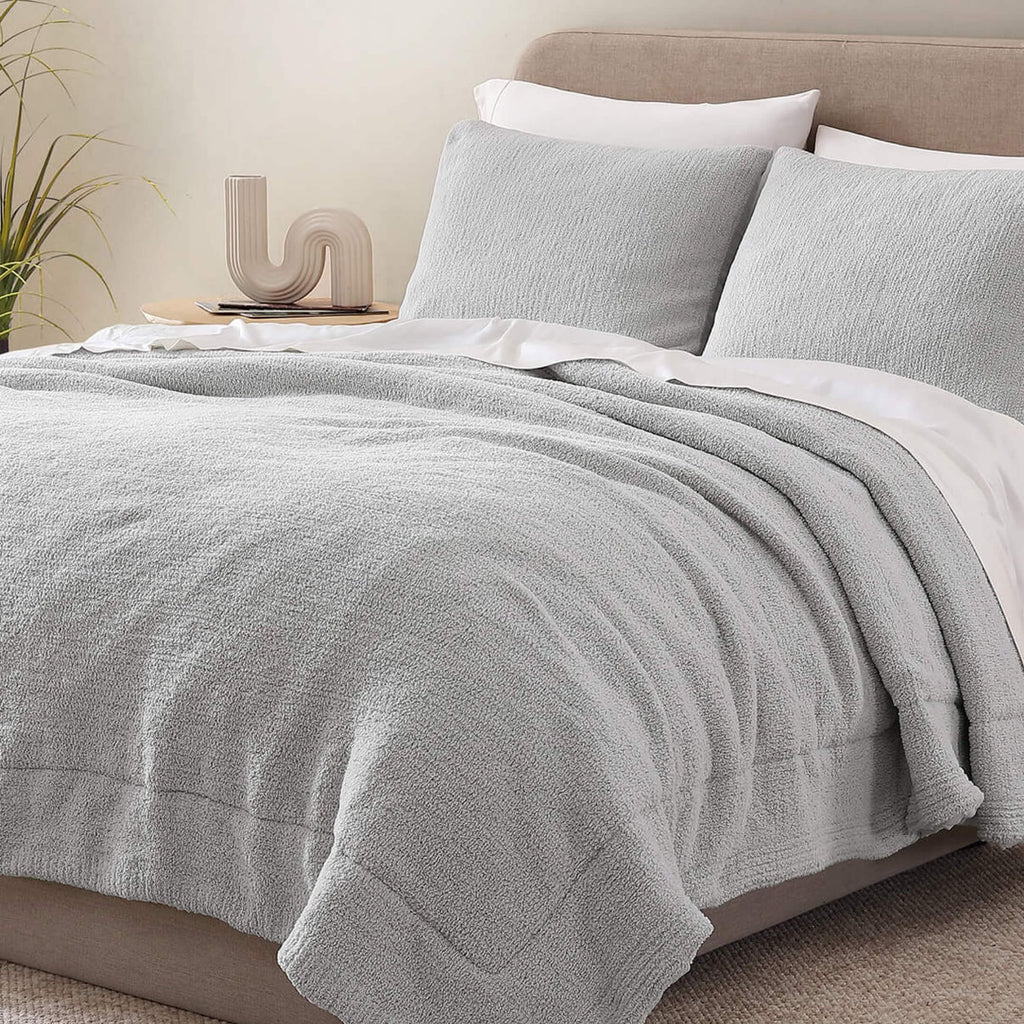 Bed Comforter, Snug, Machine-Washable Care for Year-Round Bedroom Comfort and Restful Sleep, 3 Sizes and 13 Colors image 5