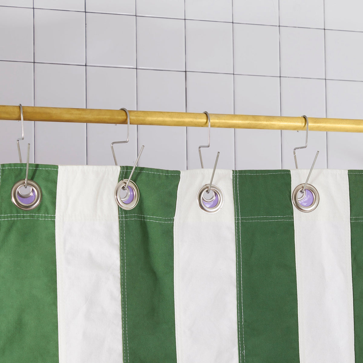 Shower Curtain Hooks, Venice Stainless for Hanging Shower Curtains, Bathroom Rails and Everyday Bath Use image 5