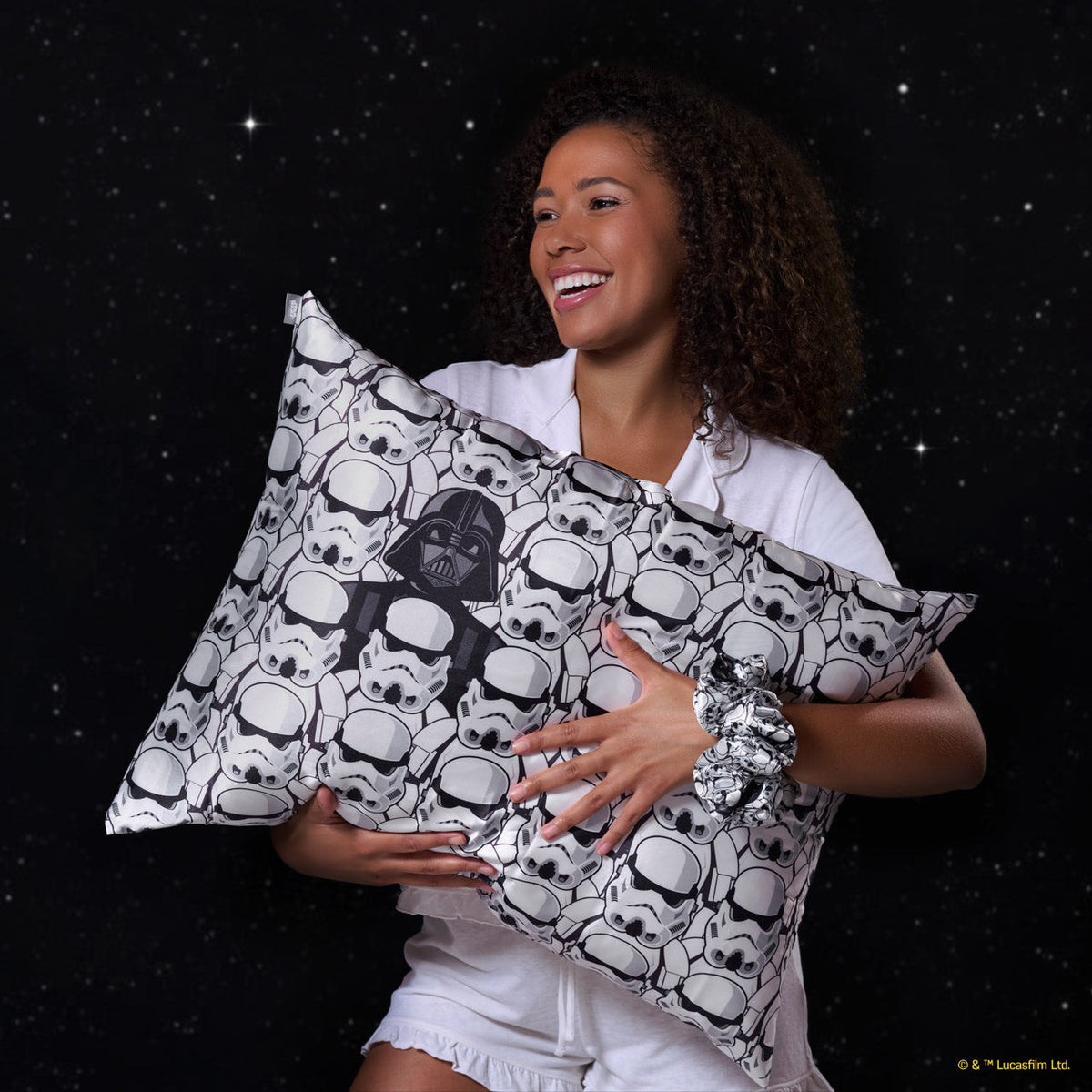 Pillowcase Set, Satin in Darth Vader & Stormtroopers 2 Pack for Guest Rooms and Daily Bedroom Comfort image 5