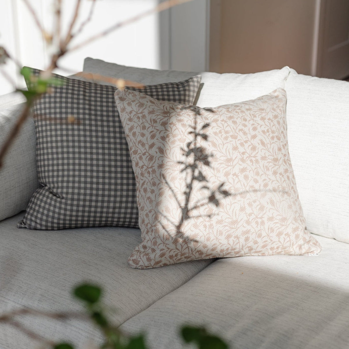 Decorative Pillow Cover Set, Georgia Thick Weave 18" 22" 26", Machine-Washable Care for Sofas, Beds and Living Room Accents, 4 Size Options image 5