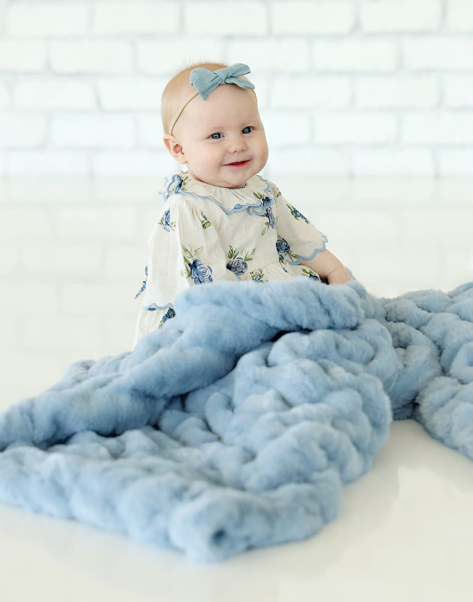 Cozy Throw Blanket, Hugs Alaskan Blue for Sofas, Beds and Relaxing at Home, 5 Size Options image 5