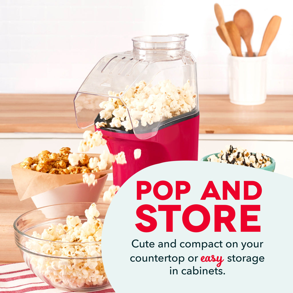 Stovetop Popcorn Popper, Fresh Pop Maker, Non-Slip Design for Stovetop Popping, Family Treats and Home Kitchens, 6 Color Options image 5